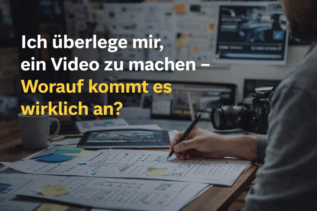 Ich überlege mir, ein Video zu machen – worauf kommt es wirklich an?